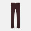 View 1 of product A pair of Purple 5 Pocket Jeans by Turnbull & Asser, featuring a straight-leg, high-waisted design with front and back pockets, displayed against a plain white background.