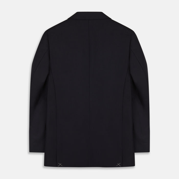 Midnight Navy Wool Barrington Blazer Image 3