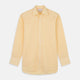 Yellow Fine Stripe Regular Fit Shirt with T&A Collar