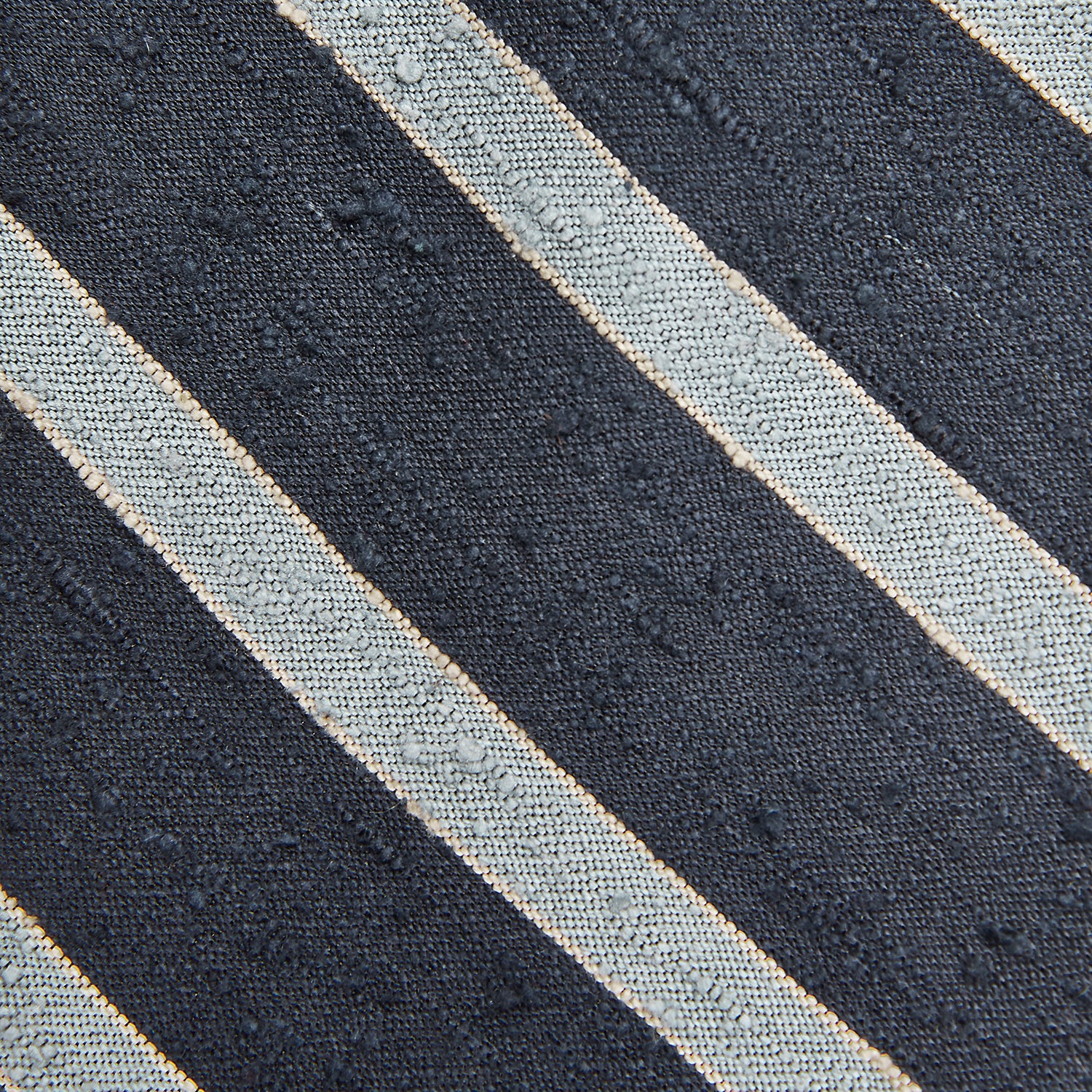 Image 3 of product Blue & Silver Stripe Silk Tie