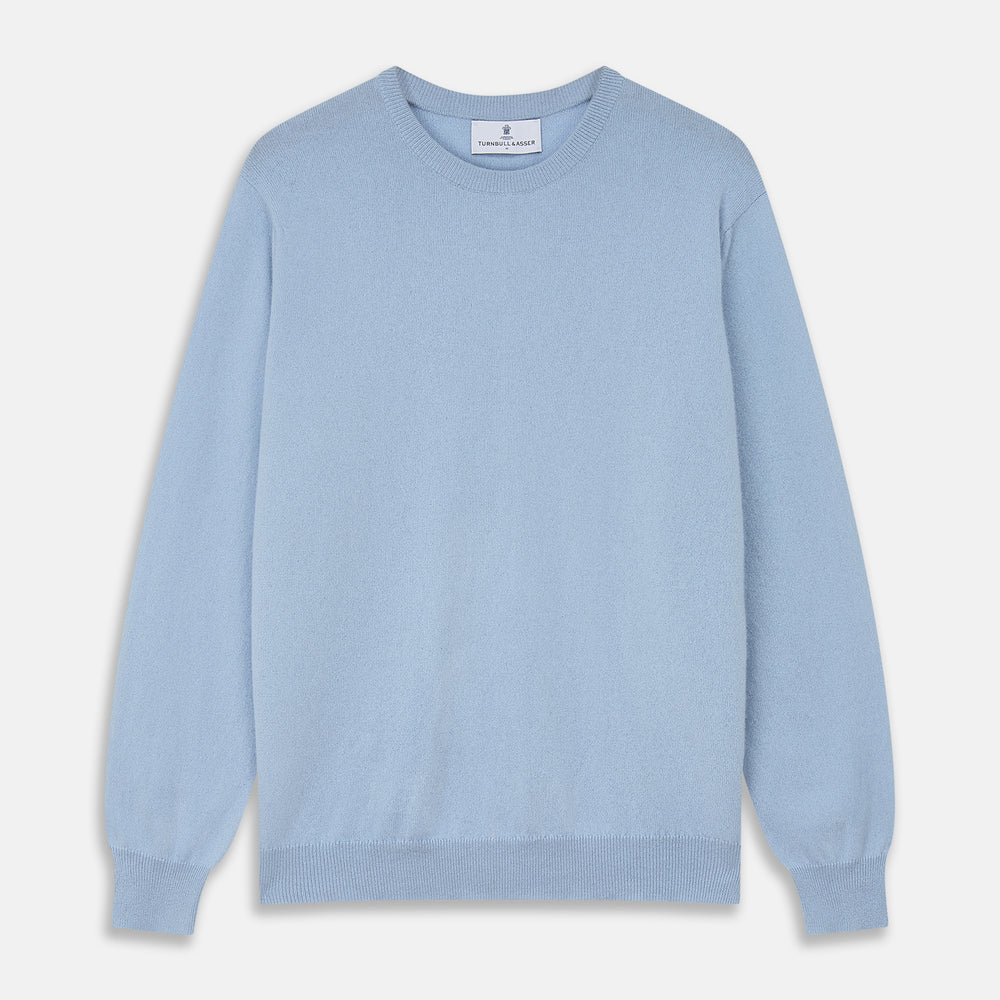 Light blue 2025 cashmere sweater