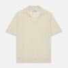 Ecru Merino Wool Roland Polo Shirt