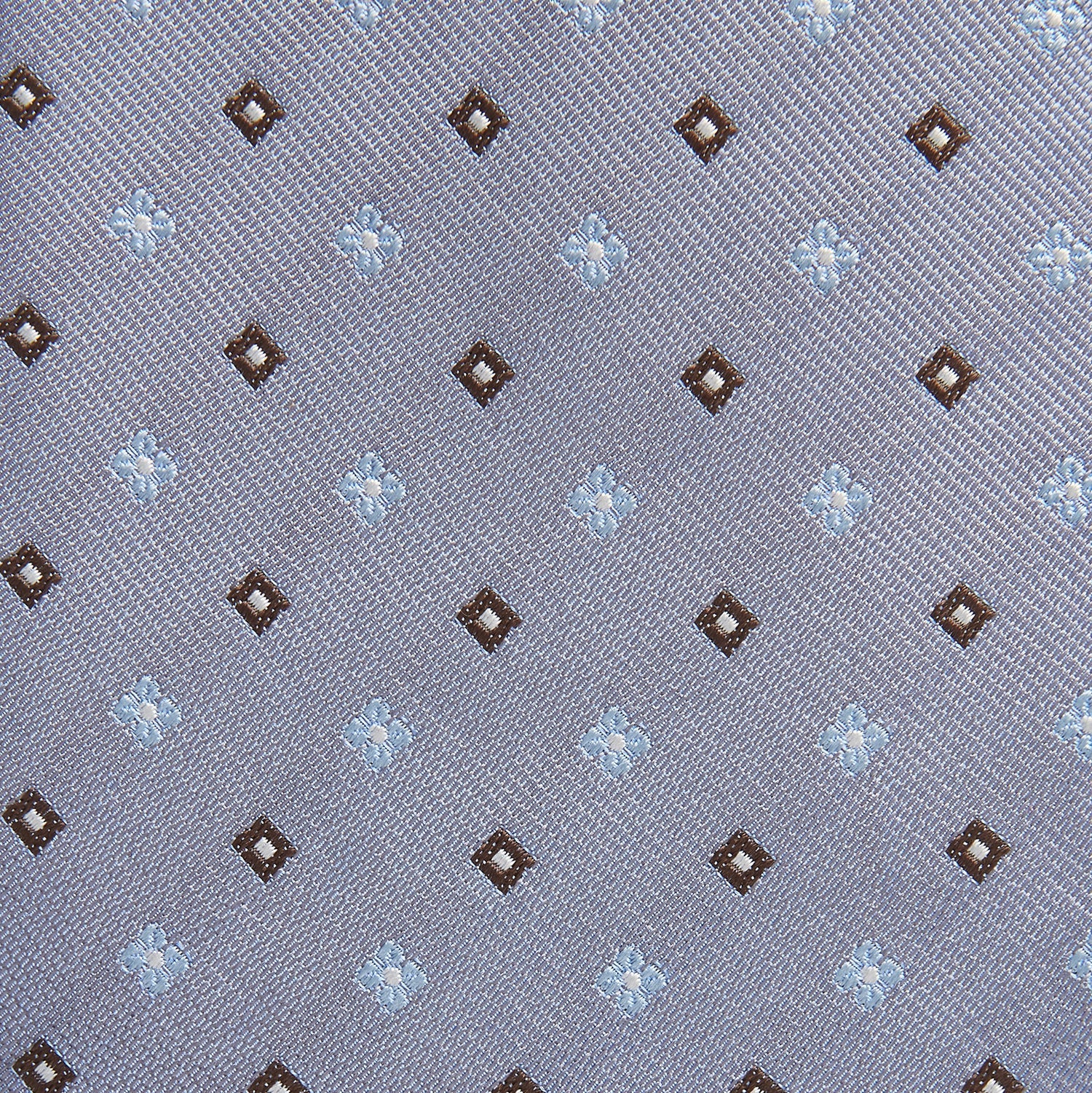 Image 2 of product Pale Blue Multi Floret Silk Tie