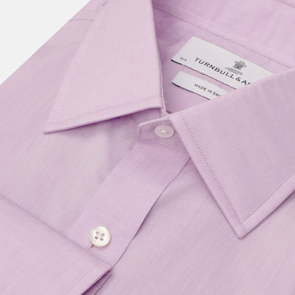 LILAC COTTON REGULAR FIT SHIRT