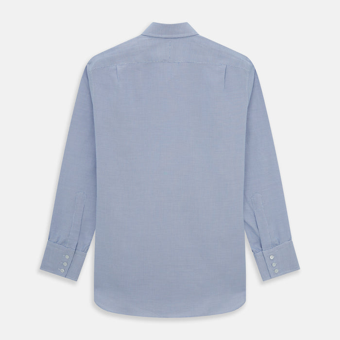NAVY MULTI-CHECK COTTON REGULAR FIT SHIRT Image 1