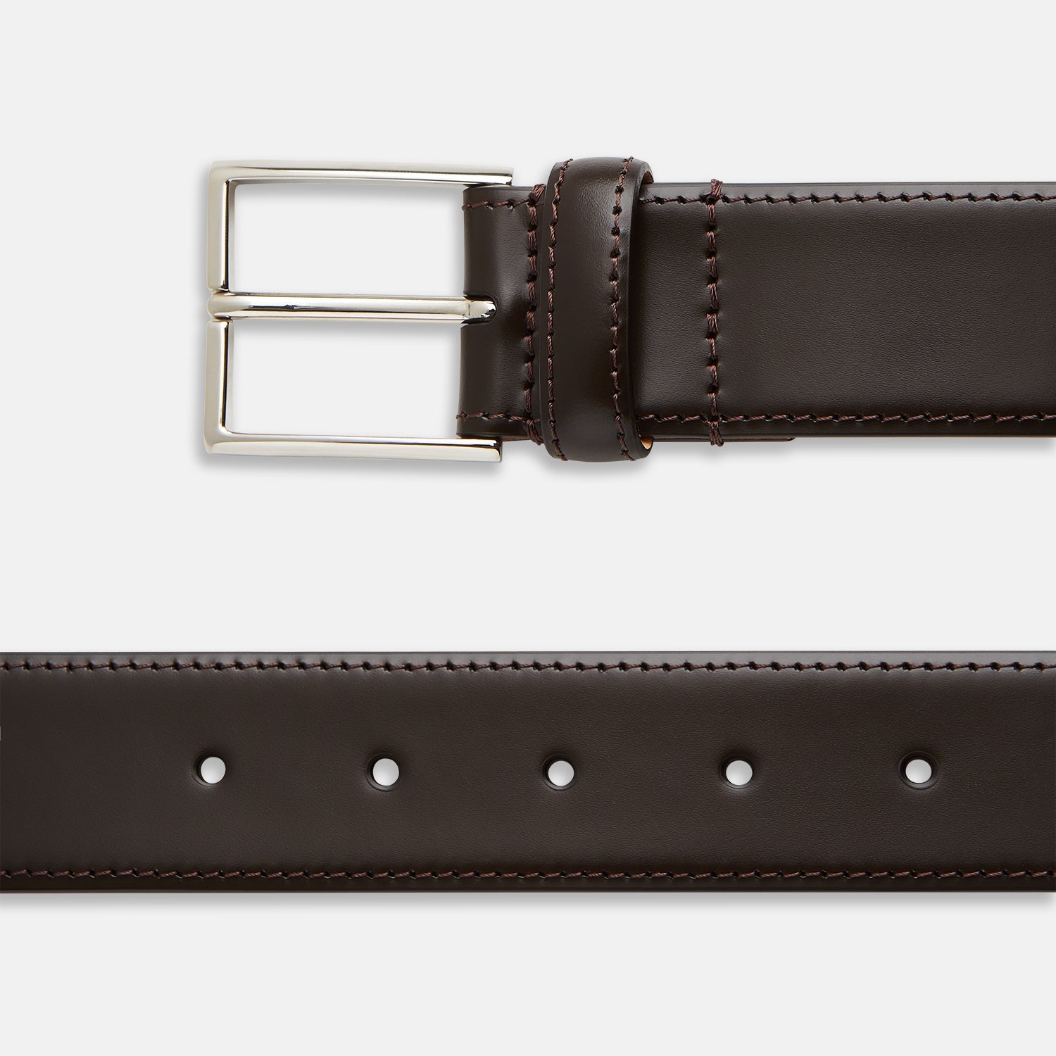 Image 2 of product Dark Brown Nubuck Leather Evening Belt