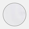 View 1 of product A close-up of BESPOKE FABRIC 0008 01 by Turnbull & Asser showcases its fine white texture within a circular gray-bordered frame on a light gray background, ideal for crafting a personalized shirt.