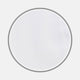 A close-up of BESPOKE FABRIC 0008 01 by Turnbull & Asser showcases its fine white texture within a circular gray-bordered frame on a light gray background, ideal for crafting a personalized shirt.