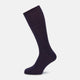 Dark Purple Mid-Length Merino Socks