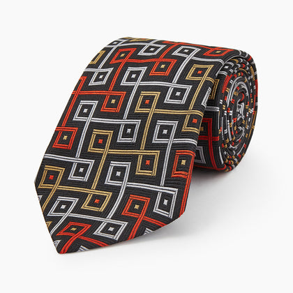 The World Is Not Enough Square Silk Tie As Seen on James Bond Image 6