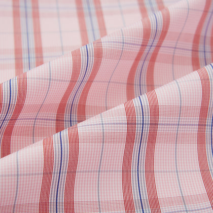 Pink Check Cotton Gown Image 2