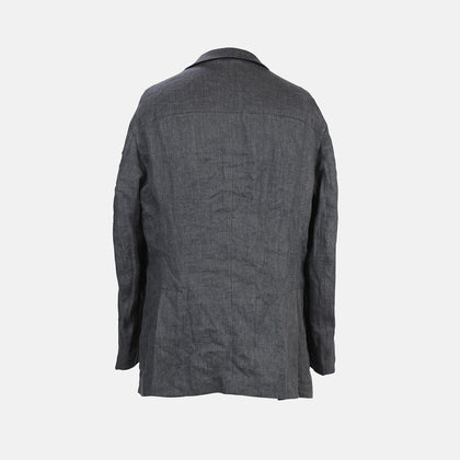 Riviera Ash Oversized Blazer in Linen Image 1