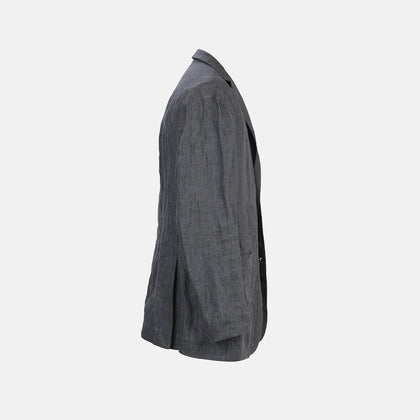 Riviera Ash Oversized Blazer in Linen Image 4