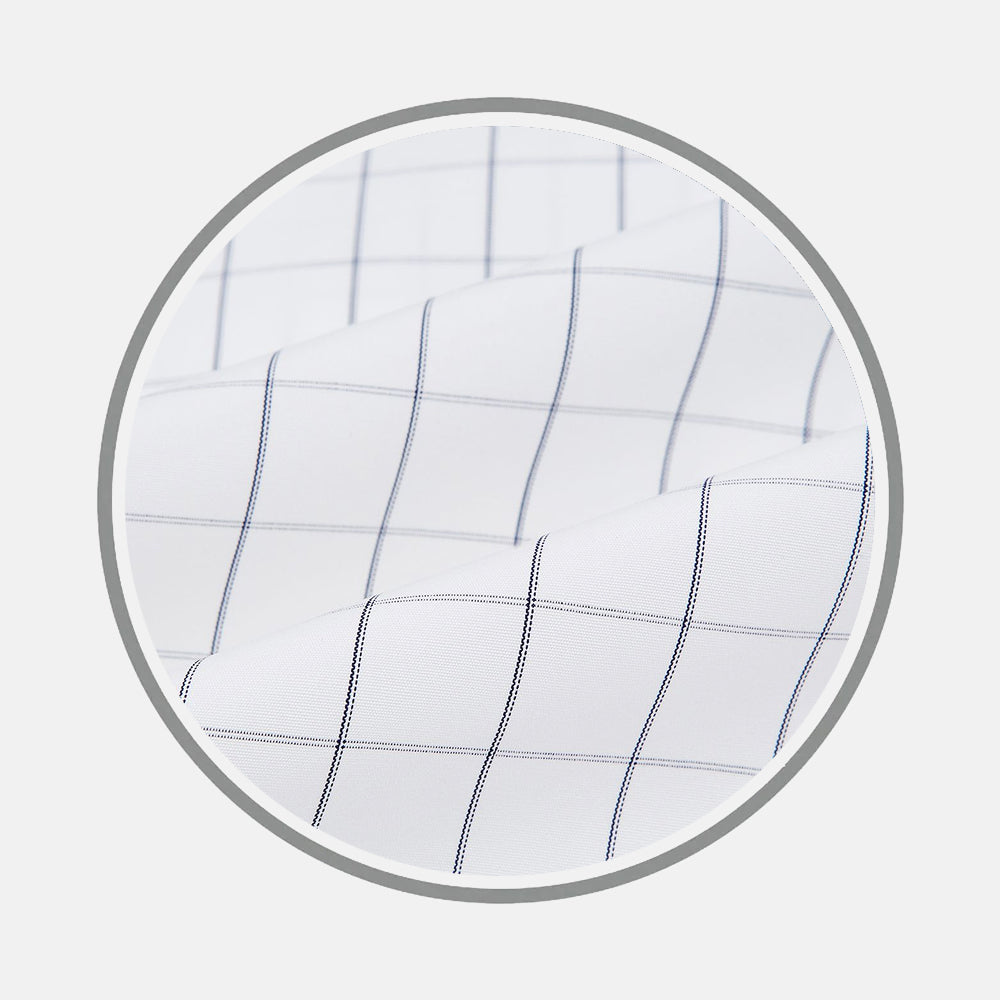 Image 1 of product Navy Blue  Hairline Multi Stripe Fabric 19