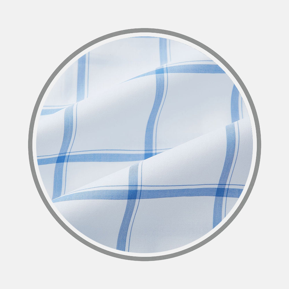 Lilac Grid Check Fabric 19