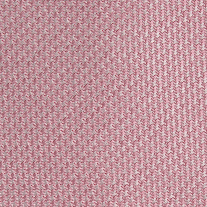 Pink Houndstooth Silk Tie Image 2