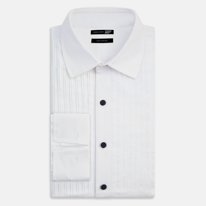 Casino Royale White Dress Shirt in Cotton  Image 4