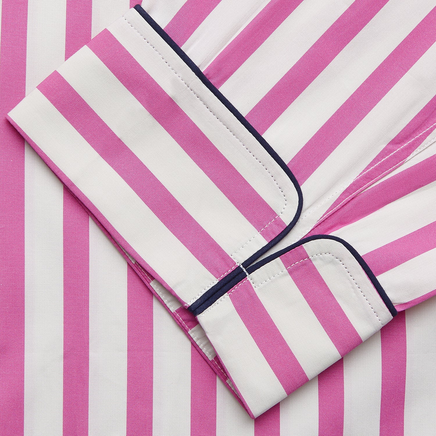 Image 5 of product Pink Candy Stripe Cotton Traditional Pyjamas