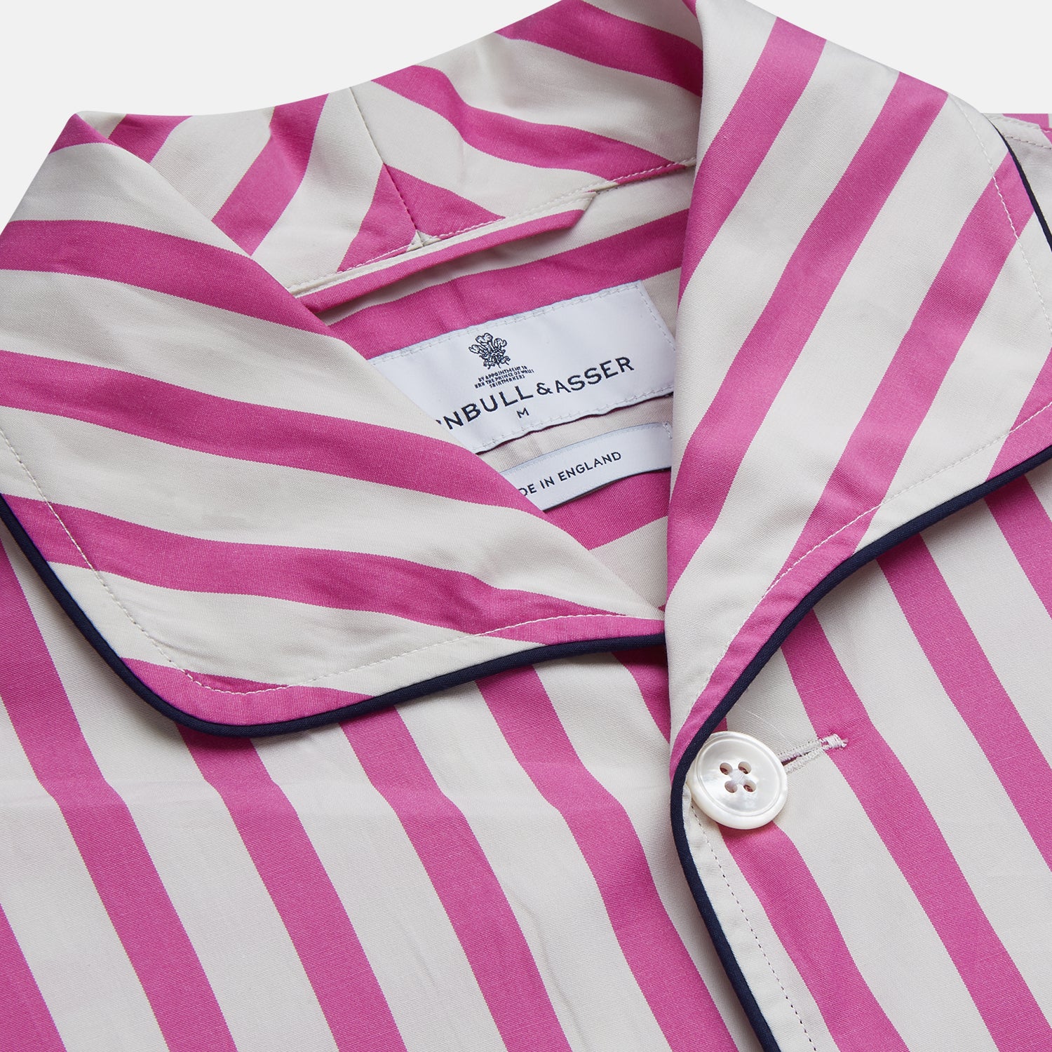 Image 4 of product Pink Candy Stripe Cotton Traditional Pyjamas
