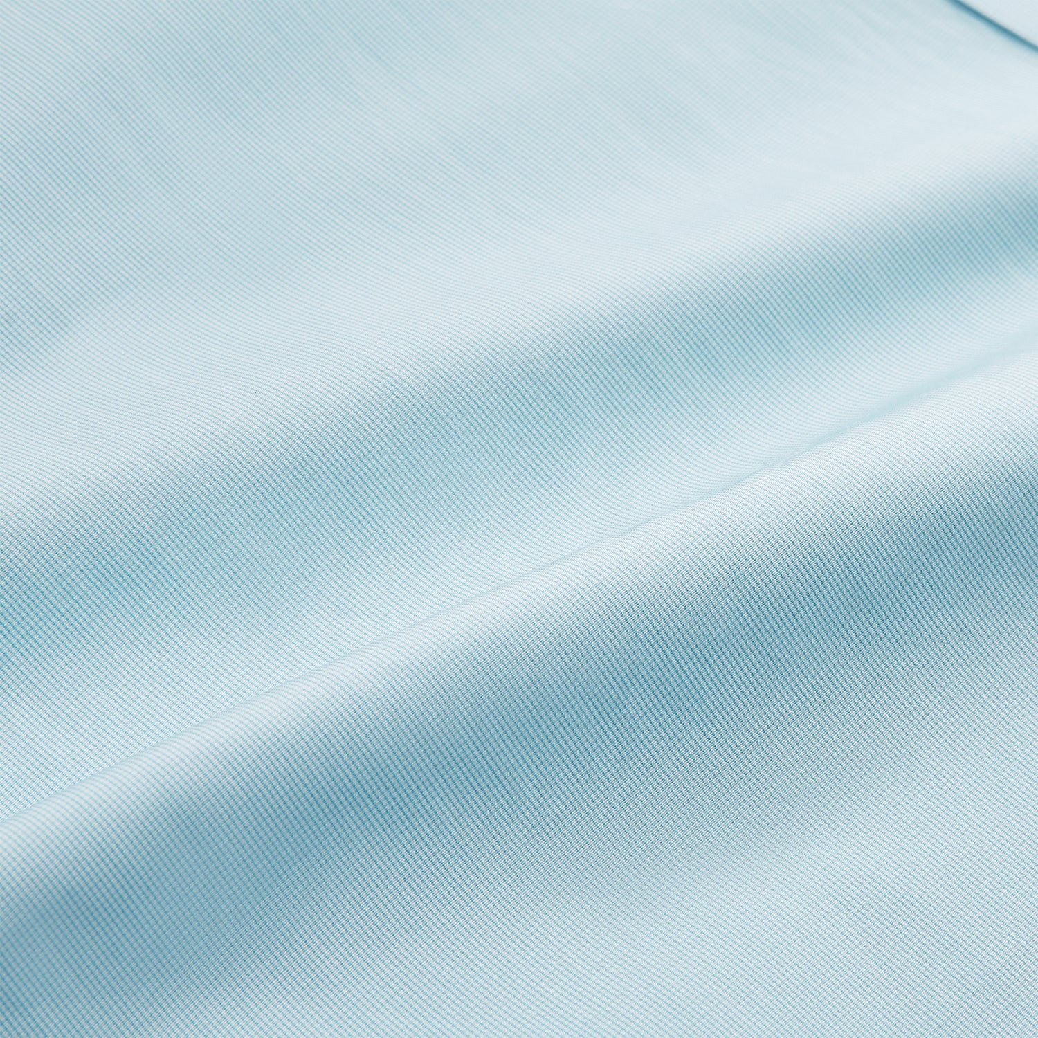 View 4 of product Green micro-check regular fit shirt by Turnbull & Asser, featuring a white T&A collar, double cuffs, and button-down front, laid flat on a white background.