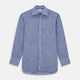 Blue Chambray Cotton Regular Fit Mayfair Shirt
