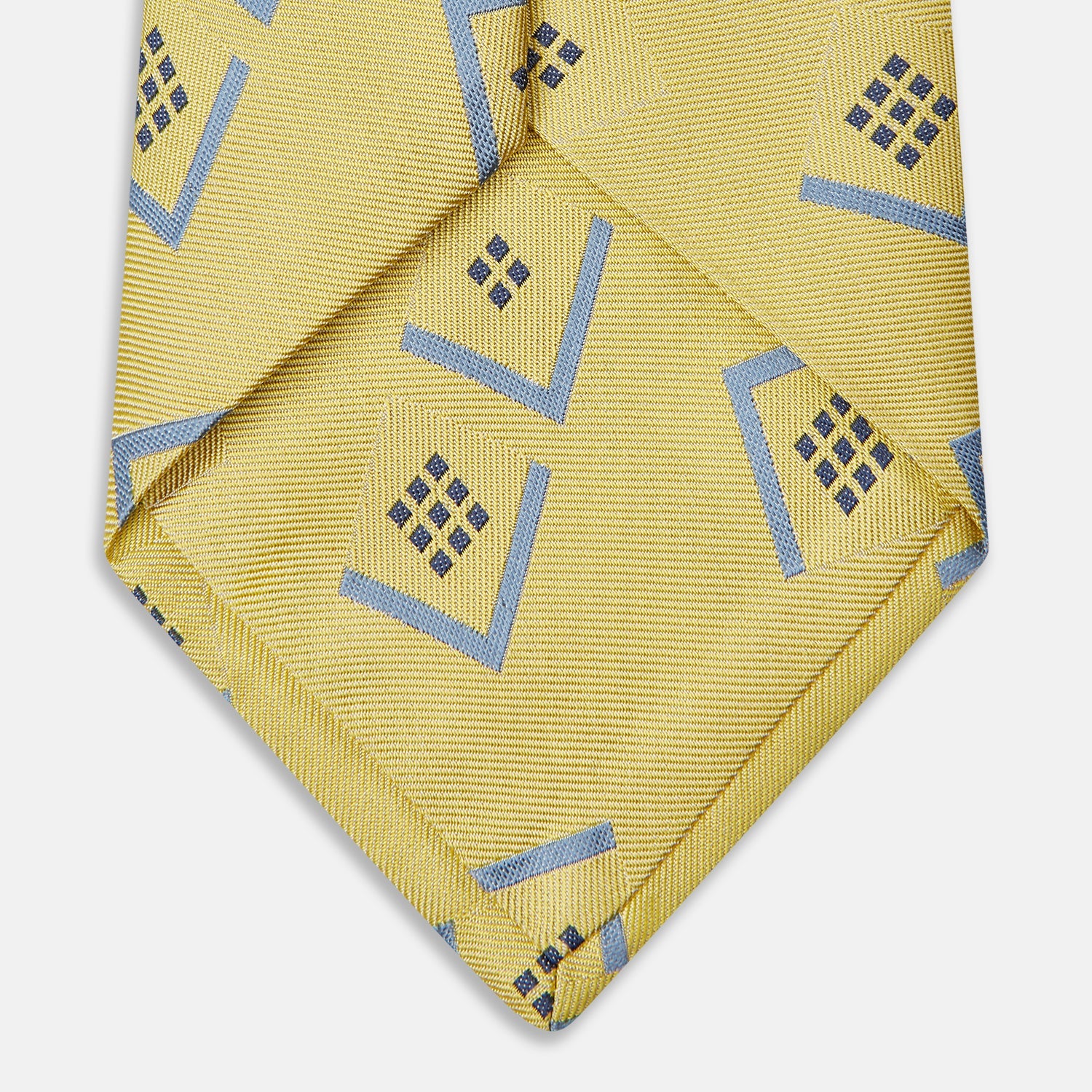 Image 3 of product Yellow Graphic Deco Silk Tie