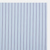 View 2 of product The Turnbull & Asser Hand Rolled Blue Multi Stripe Handkerchief features evenly spaced thin navy stripes—a stylish formal accessory for any occasion.