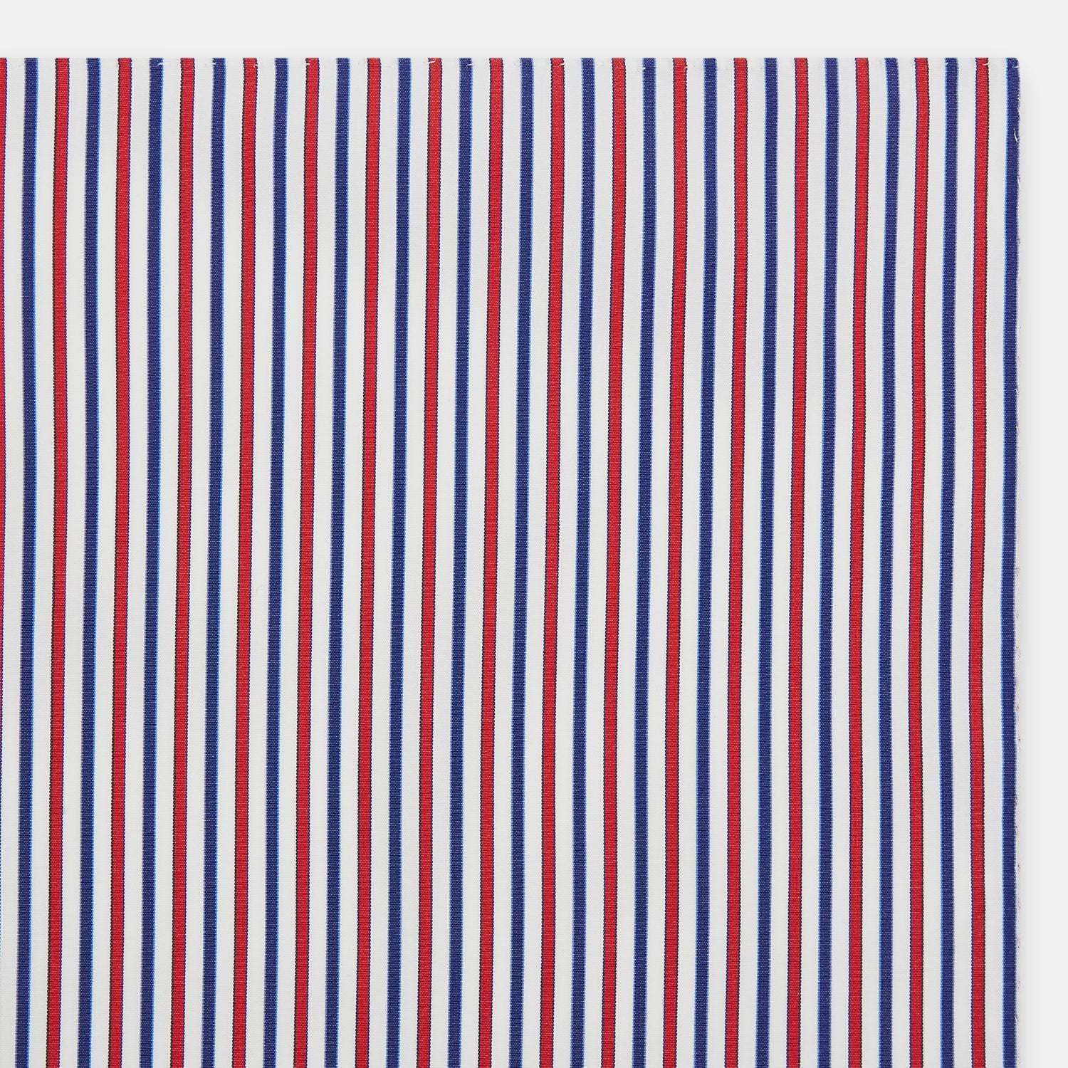 Image 2 of product Hand Rolled Red and Blue Track Stripe Handkerchief