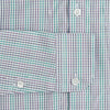 Green Graph Overlay Micro Check Piccadilly Shirt