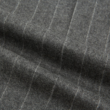 Grey Pinstripe Henry Trousers Image 5