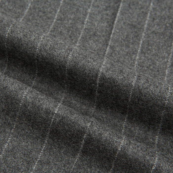 Grey Pinstripe Henry Trousers Image 5