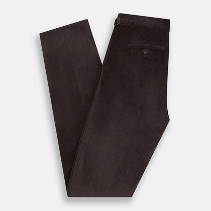 Brown Corduroy Henry Trousers Image 4