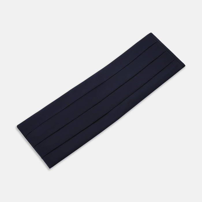 Casino Royale Midnight Blue Cummerbund in Silk Image 4