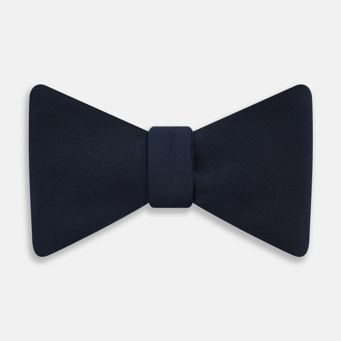 Casino Royale Midnight Blue Bow Tie in Silk