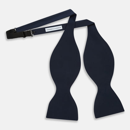 Casino Royale Midnight Blue Bow Tie in Silk Image 1