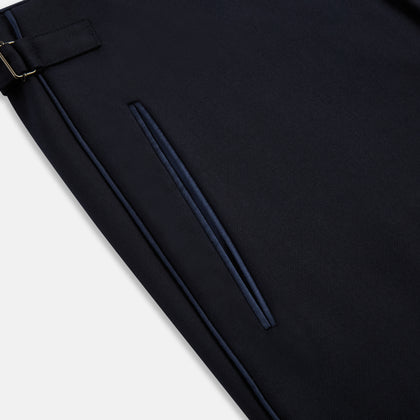 Casino Royale Midnight Blue Tuxedo Trousers in Wool Image 4