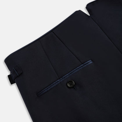 Casino Royale Midnight Blue Tuxedo Trousers in Wool Image 9