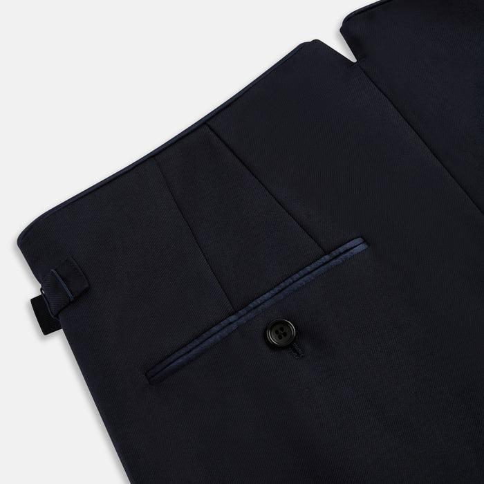 Casino Royale Midnight Blue Tuxedo Trousers in Wool Image 6