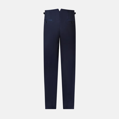 Casino Royale Midnight Blue Tuxedo Trousers in Wool