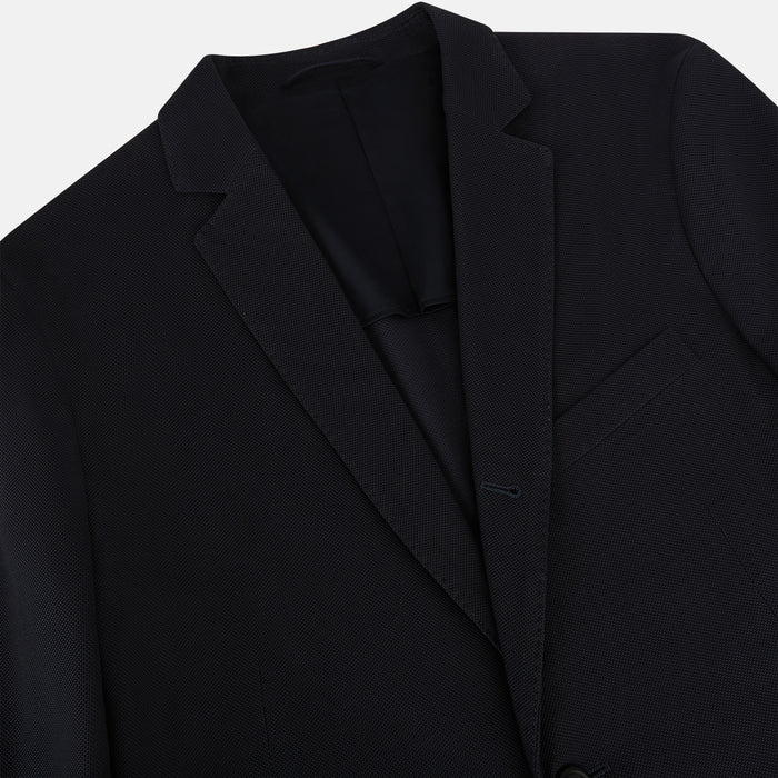 Charcoal Knitted London Blazer Image 1