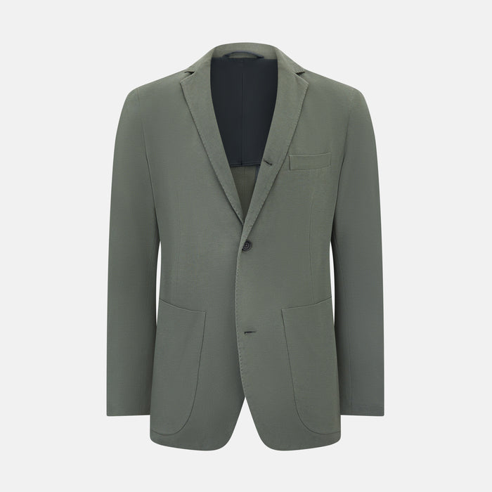 Sage Silk & Cotton Bath Blazer