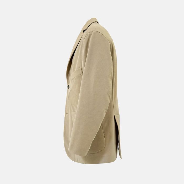 Riviera Oversized Cotton Blazer Sand Image 1
