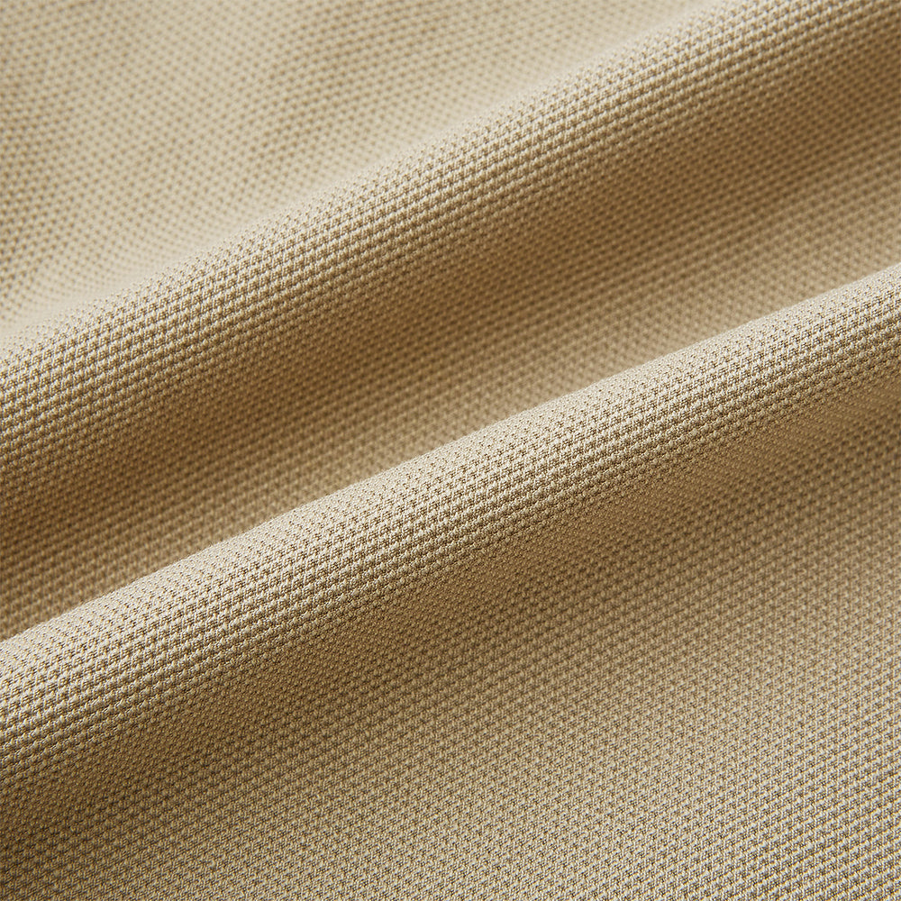 Riviera Sand Oversized Blazer in Cotton by Turnbull & Asser UK, featuring two spacious front pockets, a single chest pocket, and a classic notched lapel. Expertly tailored from premium cotton-nylon stretch fabric, this blazer is shown front-facing against a clean white background—an essential piece for achieving effortless sophistication.