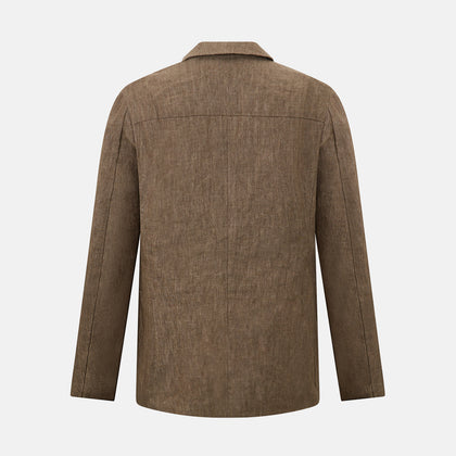 Henley Pinecone Blazer in Linen Image 2