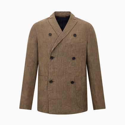 Henley Pinecone Blazer in Linen Image 5