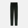 View 2 of product The Dark Green Corduroy Henry Trousers by Turnbull & Asser feature a straight-leg cut, front fly, waistband with belt loops, and button closure—perfect for sophisticated formal looks.