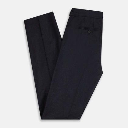 Navy Henry Trousers Image 3