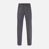 Charcoal and Purple Check Rupert Trousers