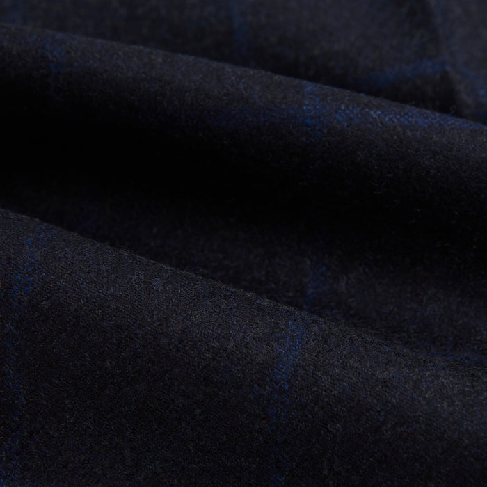Blue Checked Navy Rupert Trousers Image 5