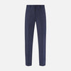 Navy and Brown Check Rupert Trousers